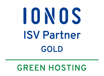 IONOS ISV Partner Gold Green Hosting